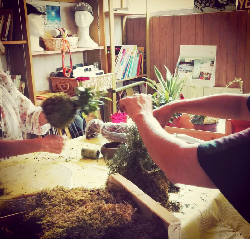 photo d'un atelier végétal